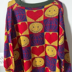 Streetwear Flame Emoji Sweater